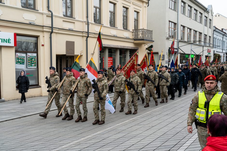 Vasario 16-oji Kaune – su šimtais vėliavų ir pasididžiavimo jausmu