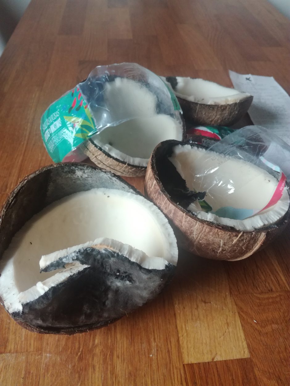 Vietoj skanaus kokoso – juodi pelėsiai: galiojimo laikas pasibaigęs rugpjūtį?