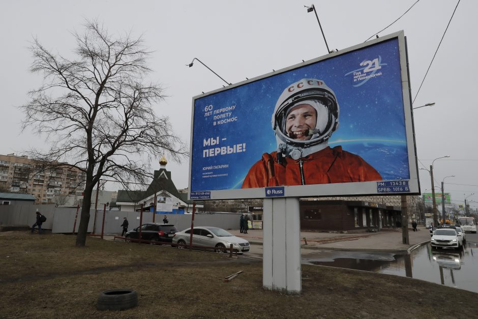 Rusija paskelbė istorines nuotraukas apie J. Gagarino skrydį į kosmosą