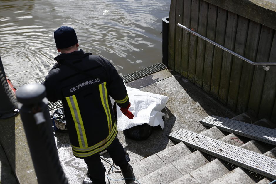 Šiurpi nelaimė Klaipėdoje: Danės upėje rastas moters kūnas