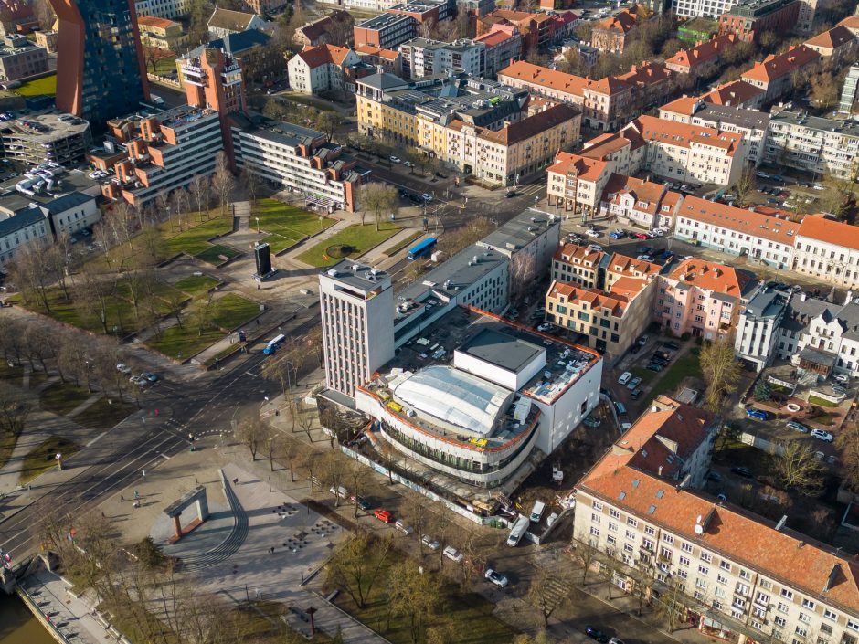 Naująjį Klaipėdos valstybinio muzikinio teatro pastatą planuojama atverti kitų metų kovą
