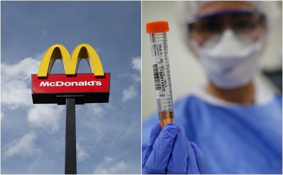 Koronavirusas nustatytas „McDonald‘s“ restorano sostinėje darbuotojui