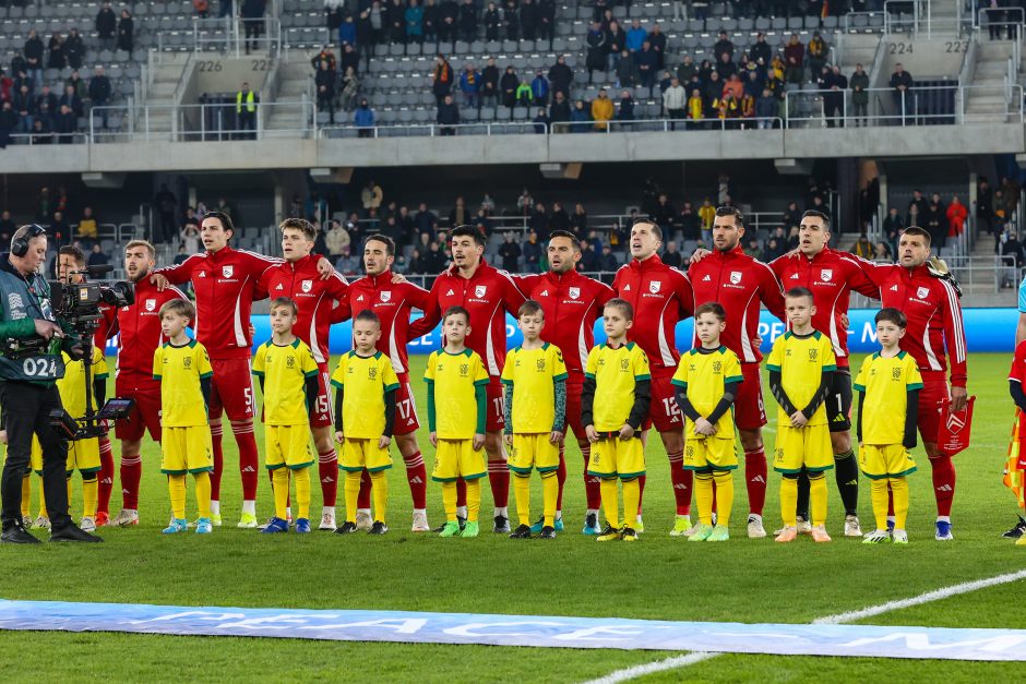 Lietuvos vyrų futbolo rinktinė ir antroje akistatoje nugalėjo Gibraltaro komandą