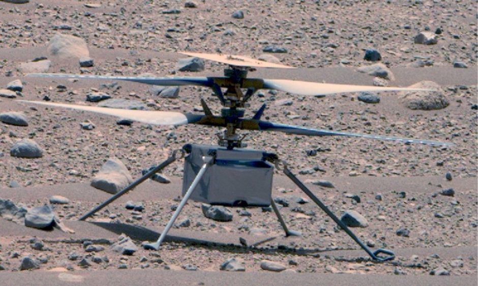 NASA Marso sraigtasparnis „Ingenuity“ išsiuntė paskutinę žinutę į Žemę