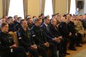 Gimtadienis: 32-ųjų įkūrimo metinių proga viešosios tvarkos sergėtojus sveikino Lietuvos kariuomenės, Šaulių sąjungos, policijos atstovai, partneriai.