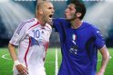 Svečias: italas M. Materrazi (dešinėje), išgarsėjęs skandalu su Z. Zidane&#039;u, turėtų žengti į Dariaus ir Girėno stadioną.