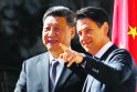 Akibrokštas: daug kritikos sulaukusį sprendimą dalyvauti Kinijos iniciatyvoje priėmė G. Conte‘ės vyriausybė (nuotraukoje – dešinėje, šalia Xi Jinpingo).