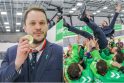Čempionai: P.Nausėdos vadovaujami &quot;Kauno Hockey&quot; ledo ritulininkai atvertė naują Lietuvos ledo ritulio lygos istorijos puslapį.