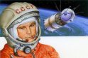 Gagarinas prieš pat istorinį startą juokavo apie dešrą ir naminukę