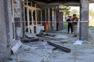 Okupantams apšaudžius Ukrainos Chersono sritį žuvo vienas žmogus