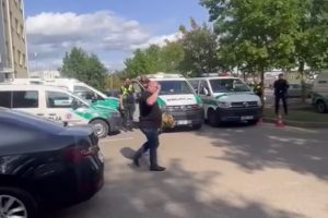 Gaudė Kauno policijos sirenos: užfiksuota jaudinanti akimirka
