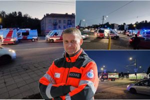 GMP tarnybos vadovas: tai viena didžiausių avarijų Kaune