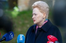 D. Grybauskaitė apie užsitęsusias diskusijas dėl gynybos finansavimo: vyksta turgus